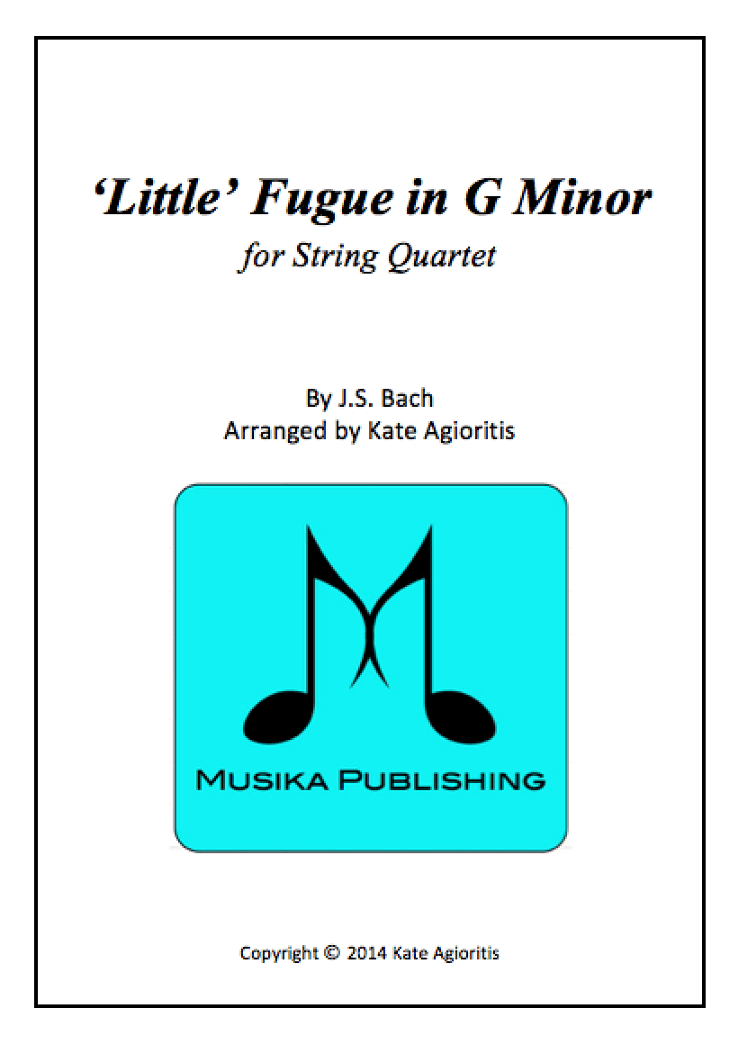 'Little' Fugue in G Minor - For String Quartet (arr. K. Agioritis)