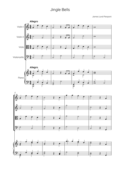 Jingle Bells (arr. Karen Gueiros)