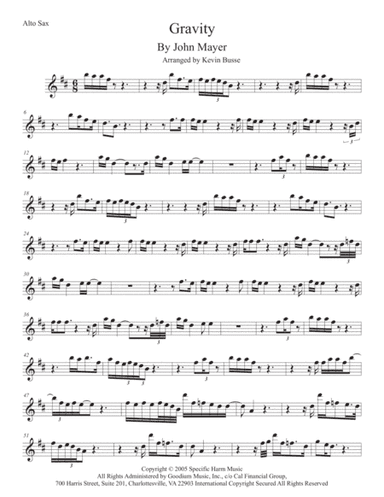 Gravity (arr. Kevin Busse)