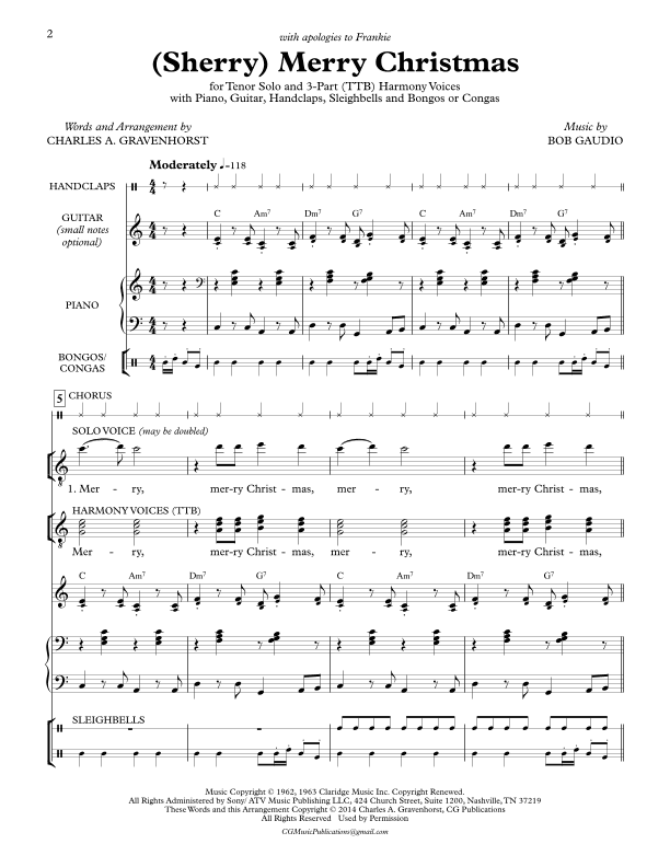 Sherry (arr. Charles A. Gravenhorst)