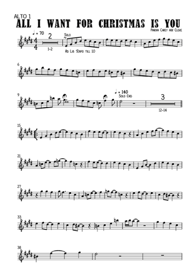 All I Want For Christmas Is You (arr. Geoff Cloke)