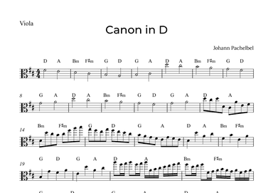 Canon in D (arr. Alex Nunes Rodrigues)