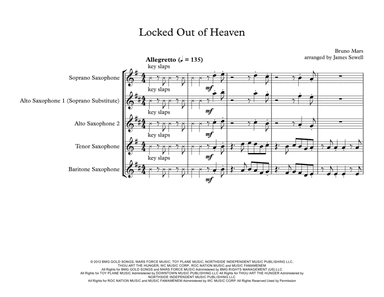 Locked Out Of Heaven (arr. James Sewell)