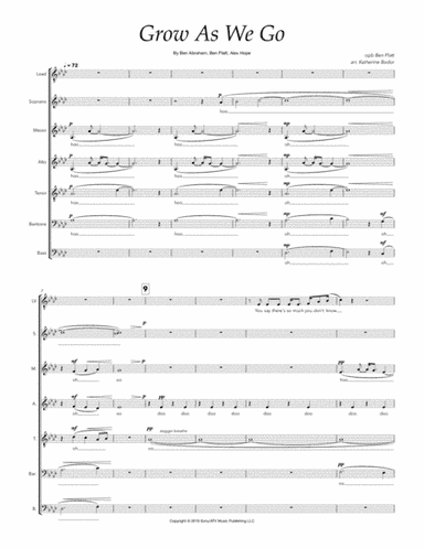 Grow As We Go (arr. Katherine Bodor)