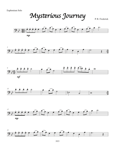 Mysterious Journey (Euphonium Solo)