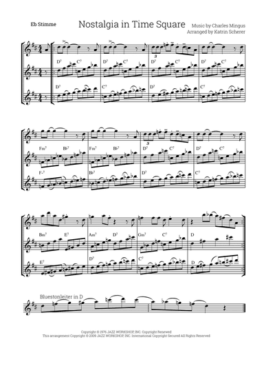 Nostalgia In Times Square (arr. Katrin Scherer)