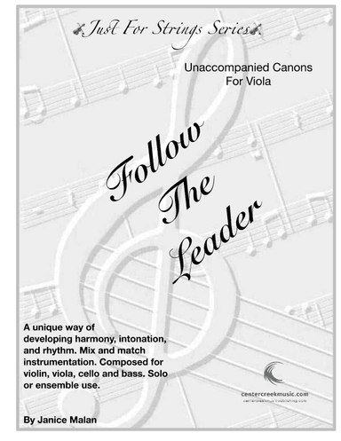 Follow The Leader Unaccompanied Canons for Viola