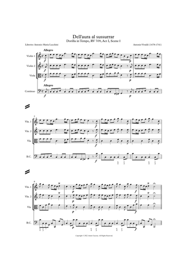 The Vivaldi Album - The most famous arias from Vivaldi's operas - Score Only (arr. Arturo Escorza)