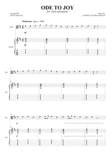 Ode to Joy (arr. Art.o Artaud)