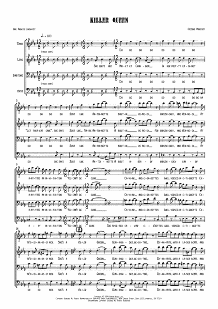 Killer Queen (arr. Anders Lindqvist)