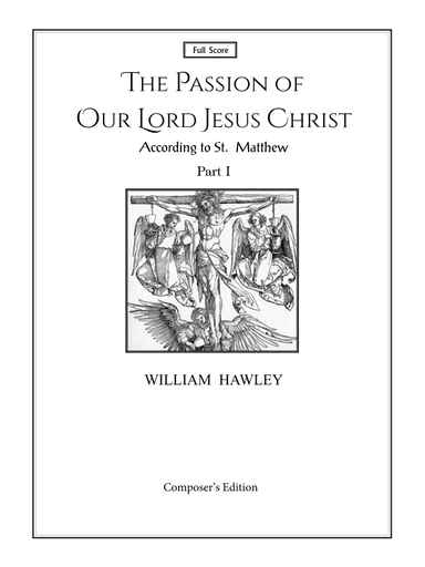 St. Matthew Passion, Part I (Full Score) - Score Only
