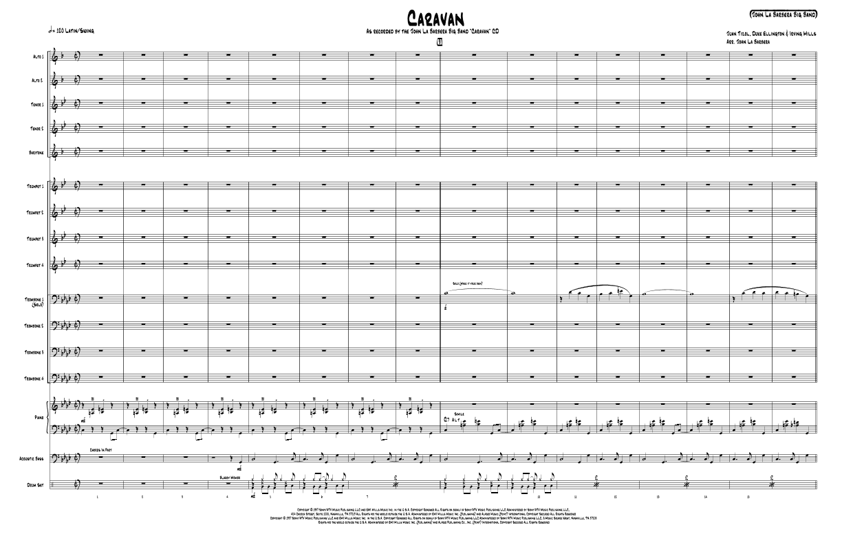 Caravan (arr. John La Barbera)