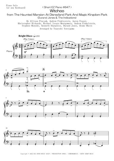 Witchoo (arr. Tsuyoshi Yoroiguma)