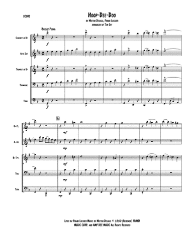 Hoop-dee-doo (arr. Tim Olt)