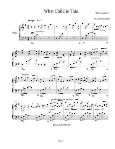 What Child is This (arr. Knight)