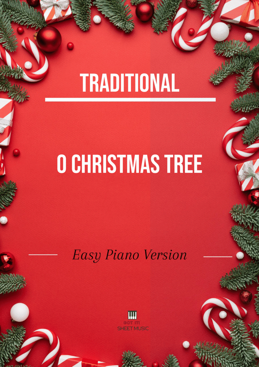 Traditional - O Christmas Tree (Easy Piano Version) (arr. André Laitano)