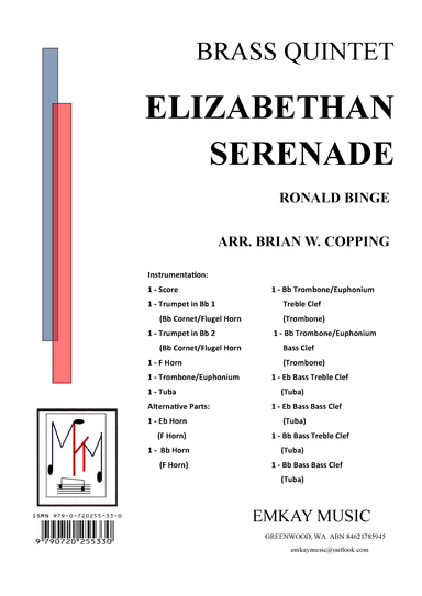 Elizabethan Serenade (arr. BRIAN W. COPPING)