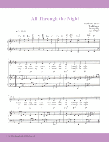 All Through the Night (arr. Hal Wright)