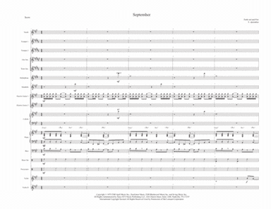 September (arr. Andy sperandeo)