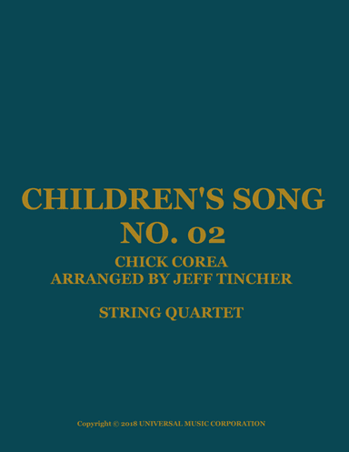 Children's Song No. 2 (arr. Jeff Tincher)