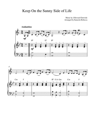 Keep On the Sunny Side of Life (arr. Kaiserin Rebecca)