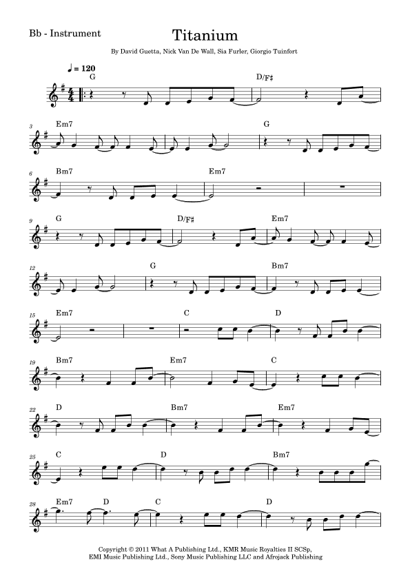 Titanium (arr. Fabio Eduardo de Oliveira)