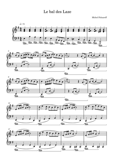 Le Bal Des Laze (arr. Harvus Sylvain)