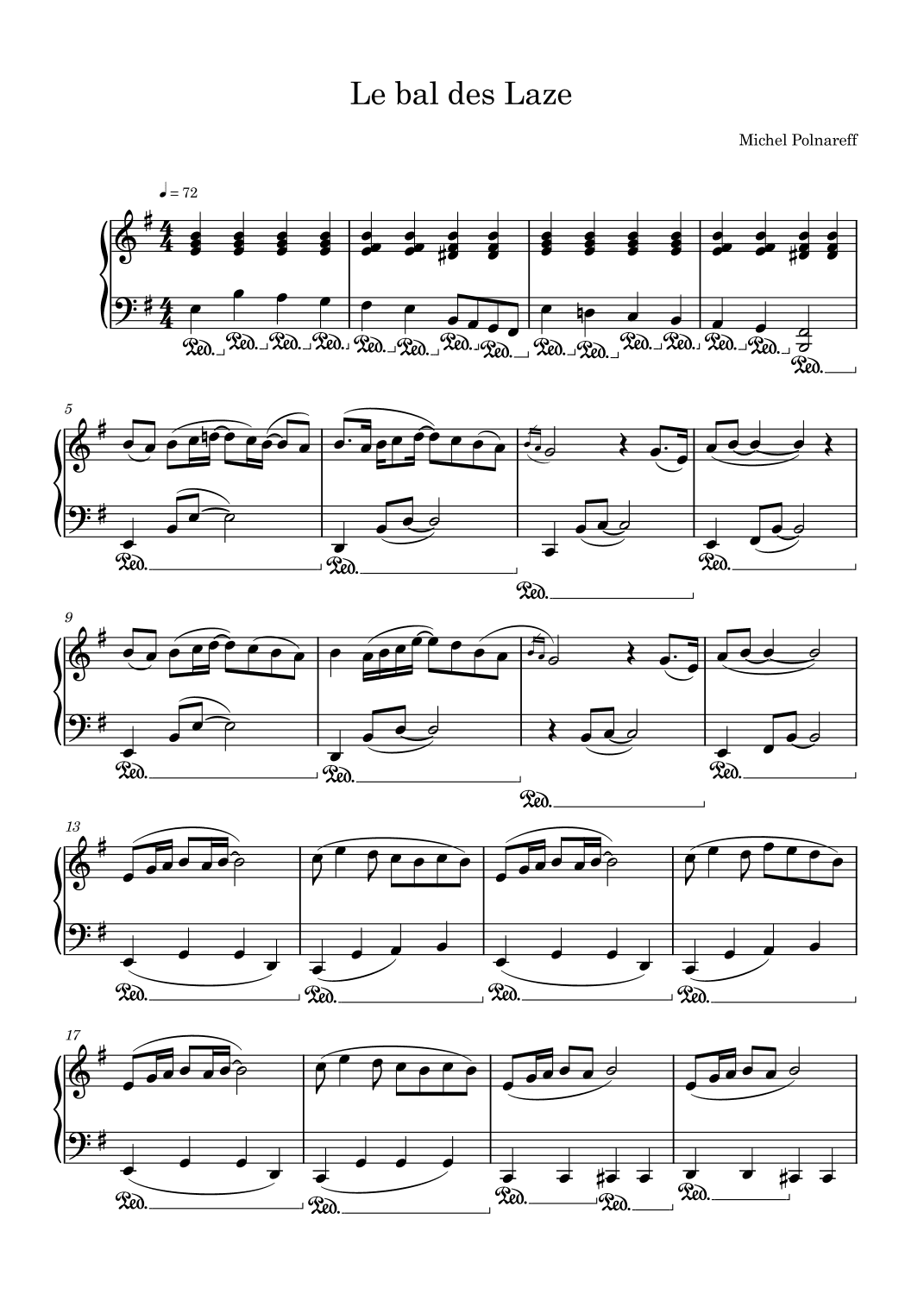 Le Bal Des Laze (arr. Harvus Sylvain)
