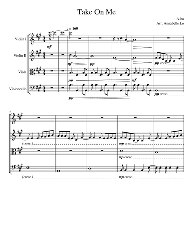 Take On Me (arr. Annabelle Lo)