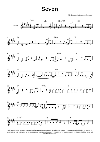Seven (arr. Glauco Fernandes)