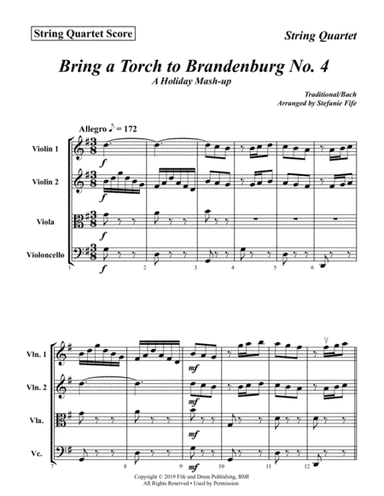 Bring a Torch to Brandenburg No.4 (arr. Stefanie Fife)