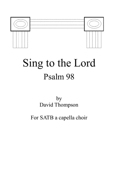 Sing to the Lord