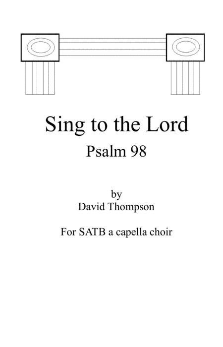 Sing to the Lord