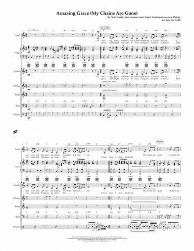 Amazing Grace (my Chains Are Gone) (arr. John van Gulik)