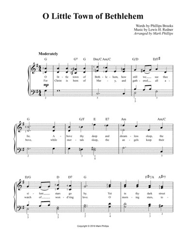 O Little Town of Bethlehem (arr. Mark Phillips)