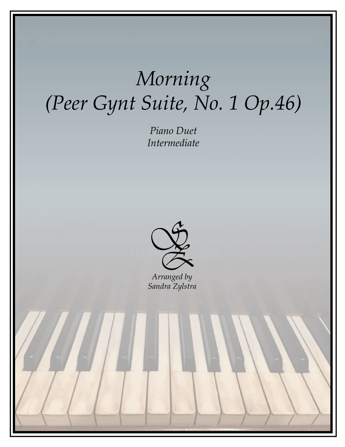 Morning (from the Peer Gynt Suite) (intermediate 1 piano, 4 hand duet) (arr. Sandra Zylstra)
