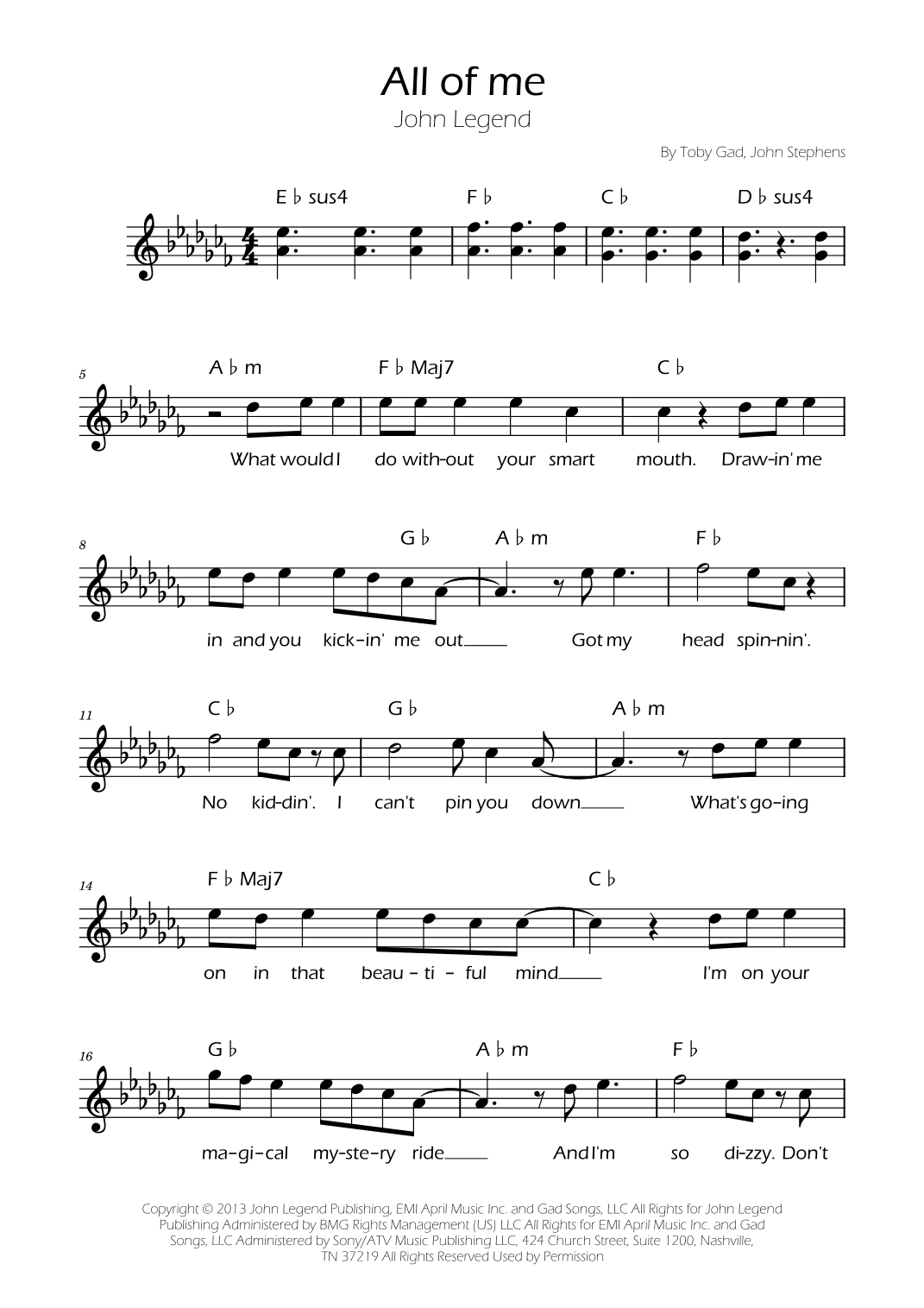 All Of Me (arr. Ygor Nunes)