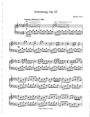 Jerronsong, op. 65