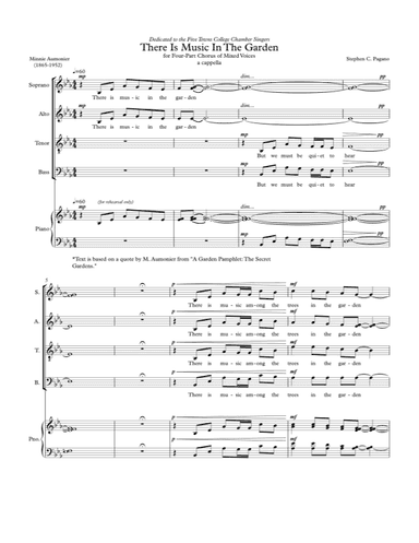 "There Is Music In The Garden"