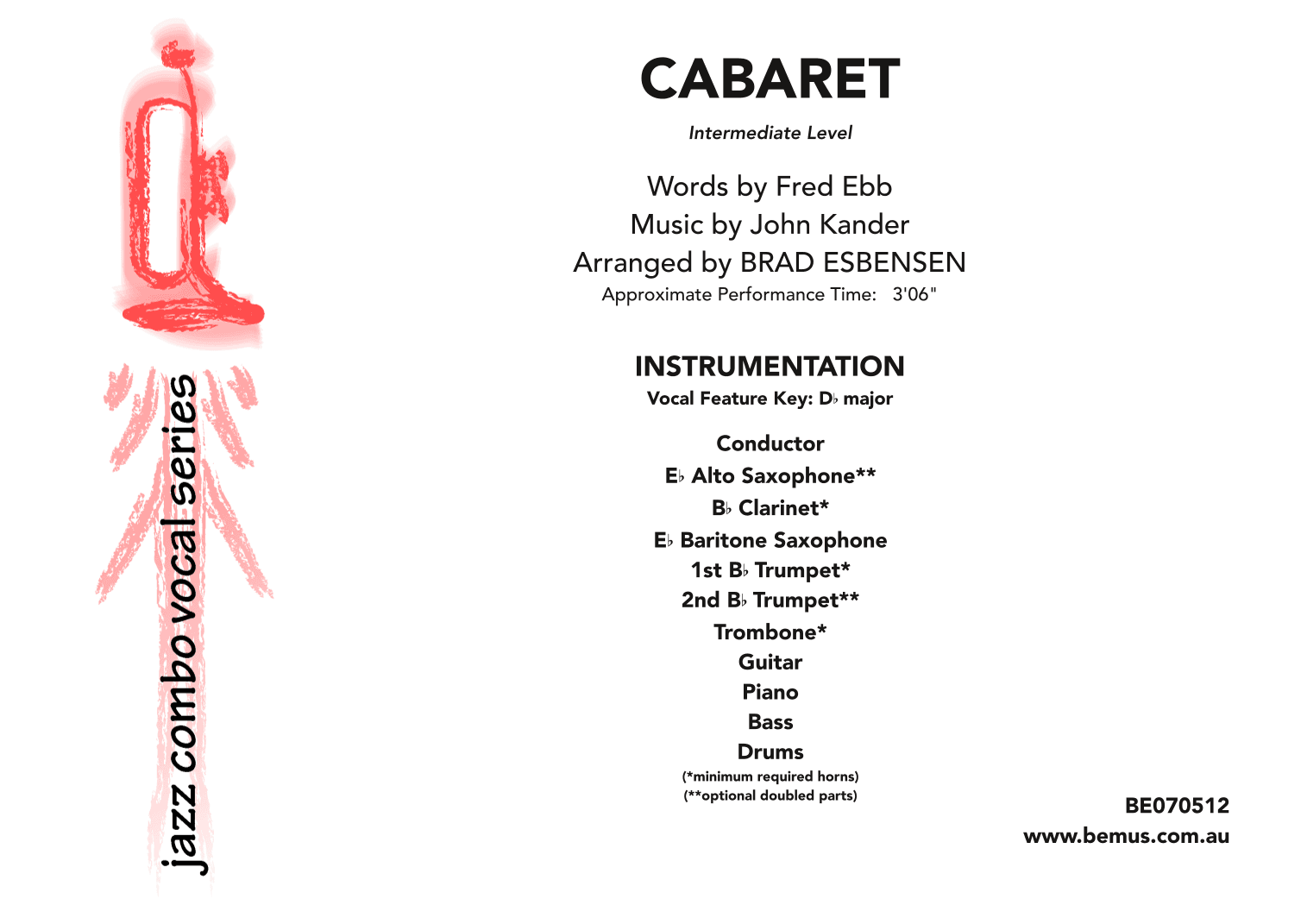 Cabaret (arr. Brad Esbensen)
