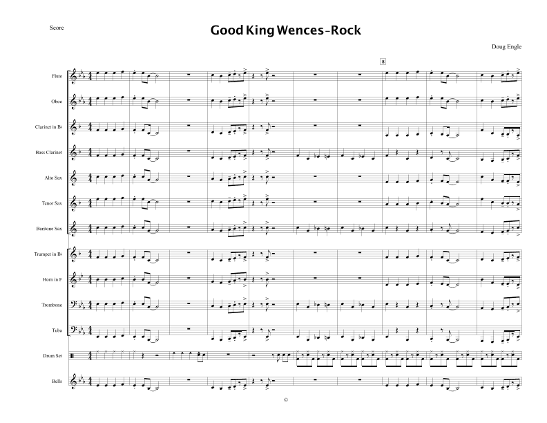 Good King Wences-Rock (arr. Doug Engle)