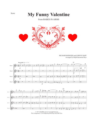 My Funny Valentine (arr. Ralph Raymond Hays)