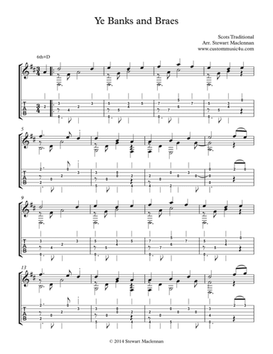 Ye Banks and Braes (arr. Stewart Maclennan)