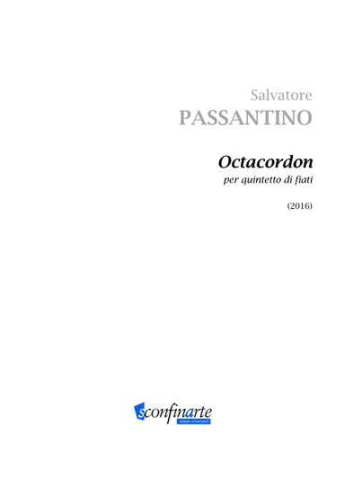 Salvatore Passantino: OCTACORDON (ES-21-032) - Score Only