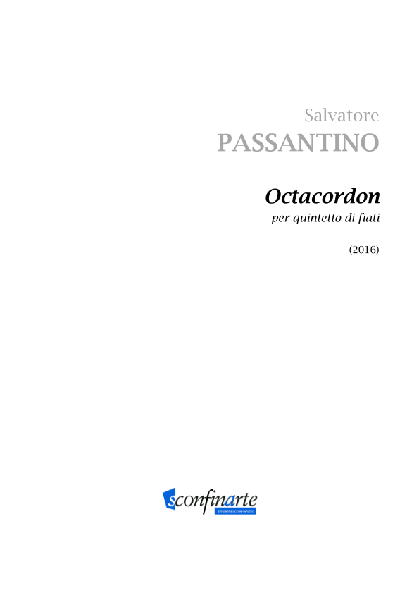 Salvatore Passantino: OCTACORDON (ES-21-032) - Score Only