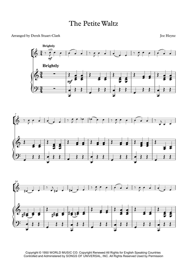 The Petite Waltz (arr. Derek STUART-CLARK)
