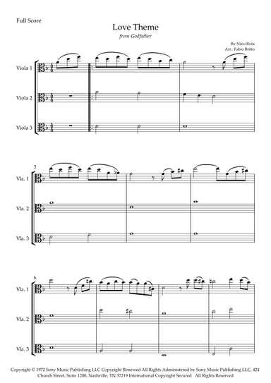 The Godfather (love Theme) (arr. Fabio Britto)