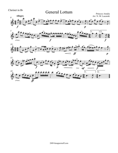 General Lottum (arr. Nick Lacanski)