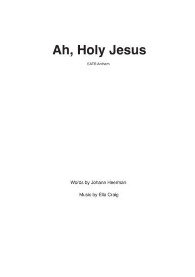 Ah, Holy Jesus