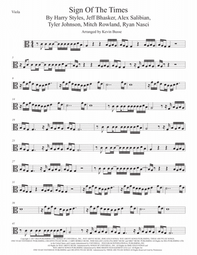 Sign Of The Times (arr. Kevin Busse)